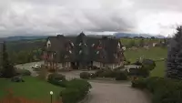 Widok na Hotel Redyk w Ząbie koło Zakopanego