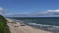 Widok z Kamery na plażę w Rewalu