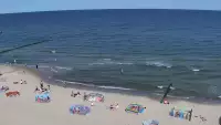 Widok z Kamery na plażę w Rewalu