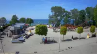 Widok z Kamery na deptak w REWALU na żywo