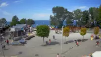 Widok z Kamery na deptak w REWALU na żywo