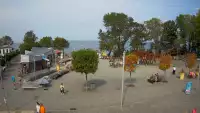 Widok z Kamery na deptak w REWALU na żywo