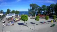 Widok z Kamery na deptak w REWALU na żywo
