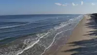 Widok na plaże w ROGOWIE