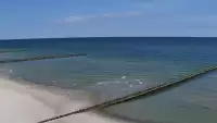Widok na plaże w ROGOWIE