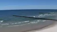 Widok na plaże w ROGOWIE