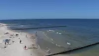 Widok na plaże w ROGOWIE