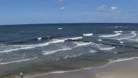 Widok na plaże w ROGOWIE