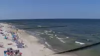 Widok na plaże w ROGOWIE