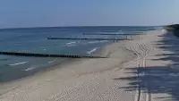 Widok na plaże w ROGOWIE
