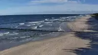 Widok na plaże w ROGOWIE