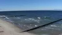 Widok na plaże w ROGOWIE