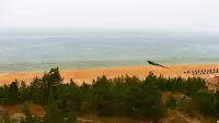 Widok na plaże w ROGOWIE