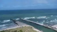 Kamera z widokiem na plażę w Rowach woj. pomorskie.