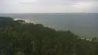 Kamera z widokiem na plażę w Rowach woj. pomorskie.
