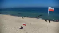 Widok na Promenadę i Plażę w Sarbinowie