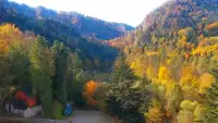 Widok z pienińskiego schroniska Orlica