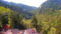 Widok z pienińskiego schroniska Orlica