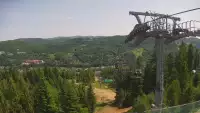 Skolnity SKI w WIŚLE - widok na kolej krzesełkową.