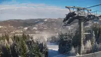 Skolnity SKI w WIŚLE - widok na kolej krzesełkową.