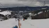 Ośrodek narciarski SŁOTWINY SKI w Krynicy Zdroju - widok na trasy