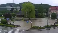 Widok na Suchą Beskidzką.