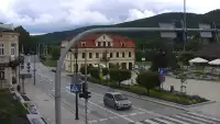 Widok na Suchą Beskidzką.