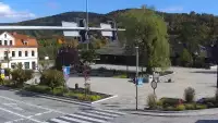 Widok na Suchą Beskidzką.
