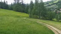 Widok z Kamery na dolny odcinek orczyka Jędrol Suche ski