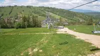 Ski Suche - widok z górnej stacji ośrodka narciarskiego