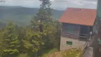 Obraz z górnej stacji Sudety Lift w Karkonoszach.