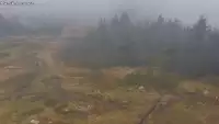 Obraz z górnej stacji Sudety Lift w Karkonoszach.