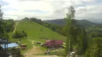 Widok z Kamery na stok narciarski Szczawnica Palenica