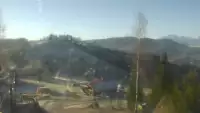Widok z Kamery na stok narciarski Szczawnica Palenica