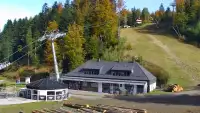 Widok z dolnej stacji Szczyrk Mountain Resort w Solisku