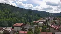 SZCZYRK - widok z kamery na deptak w Szczyrku