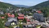 SZCZYRK - widok z kamery na deptak w Szczyrku