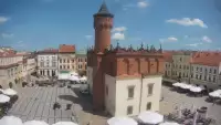 Obraz na centrum Starego Miasta w Tarnowie na żywo
