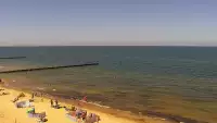 Kamera z widokiem na plażę i morze w Trzęsaczu - Powiat Gryficki