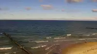Kamera z widokiem na plażę i morze w Trzęsaczu - Powiat Gryficki