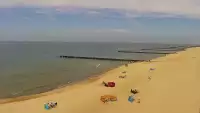 Kamera z widokiem na plażę i morze w Trzęsaczu - Powiat Gryficki
