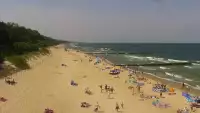 Kamera z widokiem na plażę i morze w Trzęsaczu - Powiat Gryficki