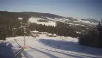 Widok na stok w TYLICZ.SKI w Beskidzie Sądeckim