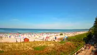 Obraz na żywo z plaży w Ustce, nadmorską promenadę i punkt widokowy