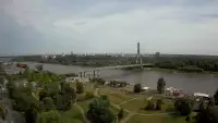 Obraz live z widokiem na Most Świętokrzyski w Warszawie. Zerknij na inne kamery.