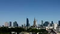 Warszawa - widok na centrum stolicy NOWOŚĆ