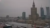 Obraz na Pałac Kultury i Nauki w Warszawie na żywo