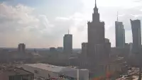 Obraz na Pałac Kultury i Nauki w Warszawie na żywo