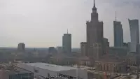 Obraz na Pałac Kultury i Nauki w Warszawie na żywo