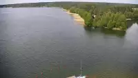 Widok na Jezioro Wdzydze na Kaszubach